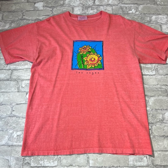 Vintage Single Stitch Made in USA Las Vegas Souvenir Short Sleeve Crewneck Tee - Picture 3 of 12